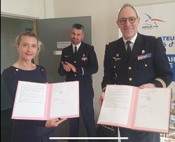 Sous l'impulsion du CDIA 66, signature du partenariat AAE, Bac pro aro de Nmes...