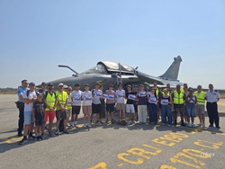 Merci à l'équipe du Rafale Solo Display