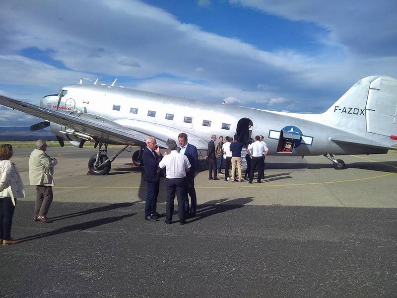 Arrivée sur le Tarmac