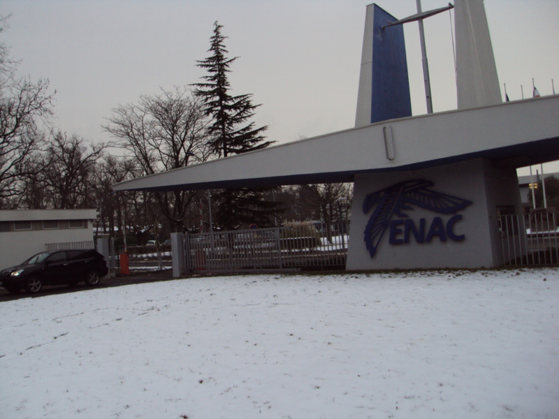 Arrivèe à l'ENAC